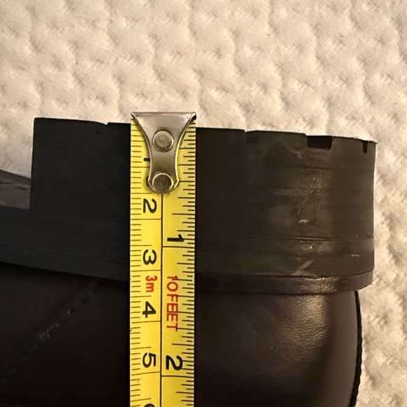 Massimo Dutti Black Lug sole s. 39 stud low boot - Picture 13 of 13